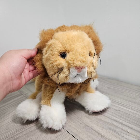 Tyco 1994 Kitty Kitty Jungle Lion Plush Stuffed Animal Purring Rattle Sound - Picture 3 of 9